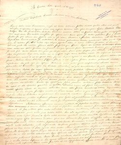 Mailed to Jefferson by Farmer with His Letter of October 4 by John Farmer